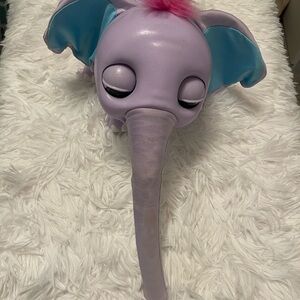 My baby Juno Purple and Blue Elephant interactive toy with Oversized Ears